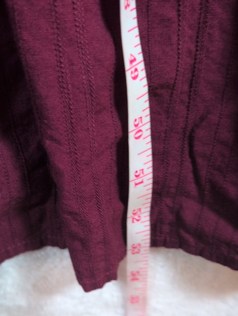 Universal Thread Burgundy Maxi Dress with Flutter Sleeves - Picture 4 of 6